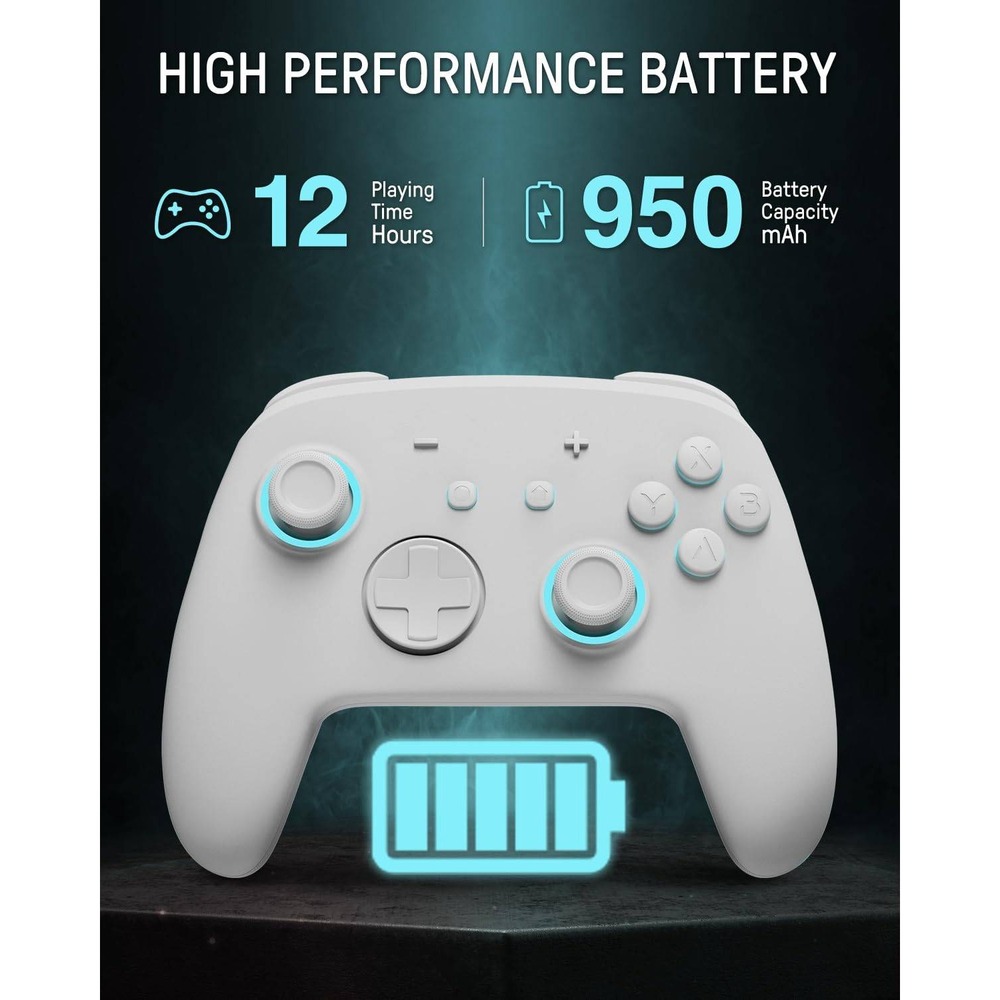 FUNLAB Firefly [Luminous Pattern] Switch Pro Controller Wireless‎ Compatible - Picture 9 of 10